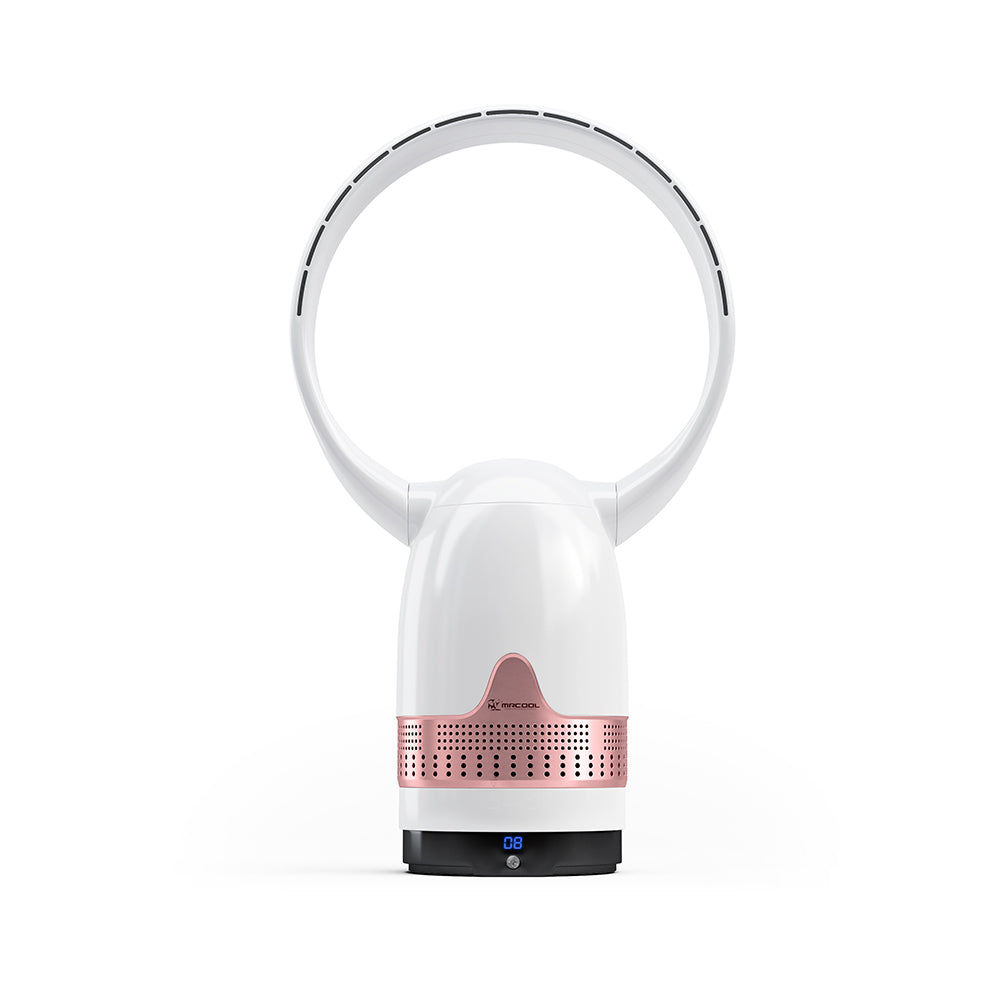 MRBREEZE Copper (Rose Gold) Circle Bladeless Fan and Air Purifier