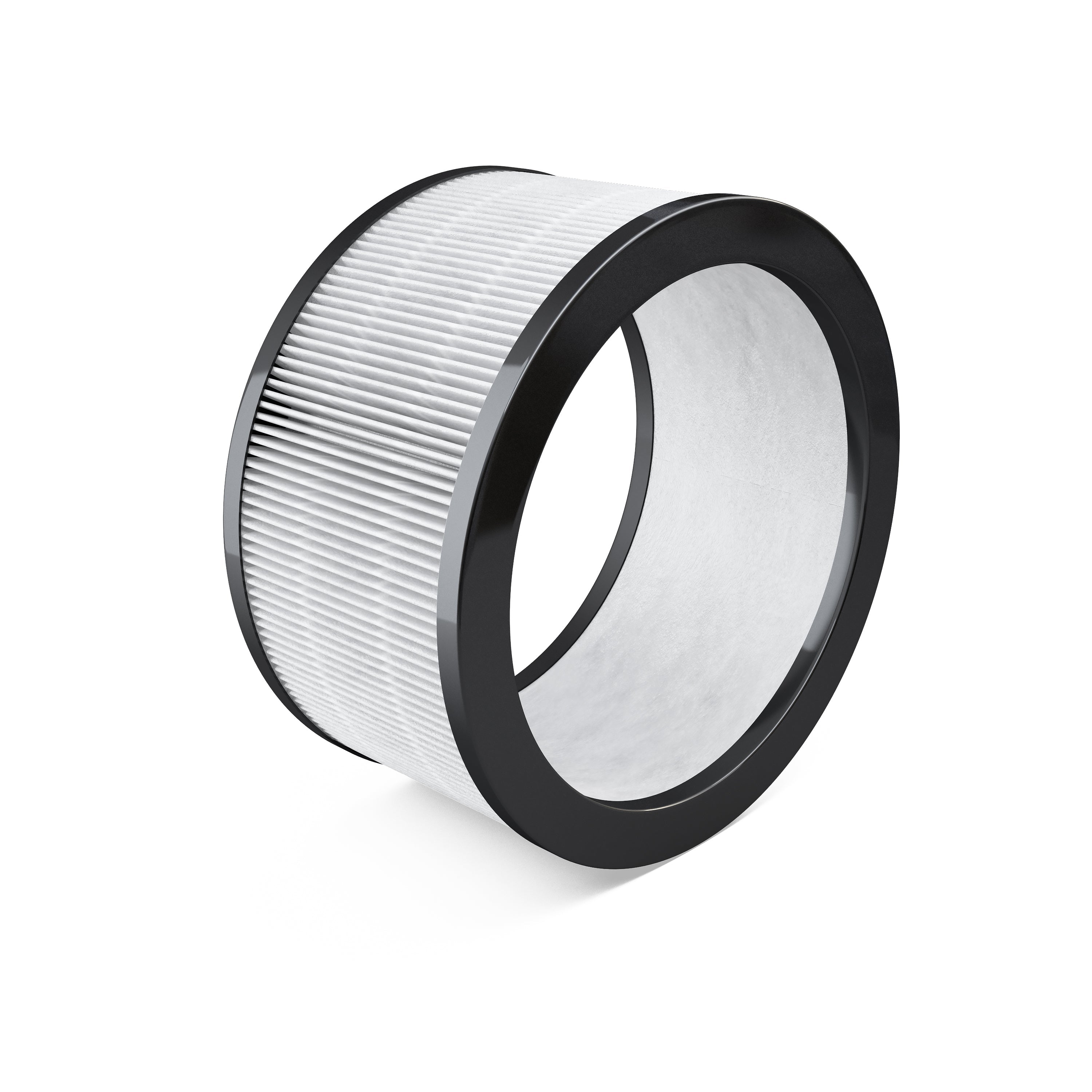 MRBREEZE Silver Circle Bladeless Fan and Air Purifier