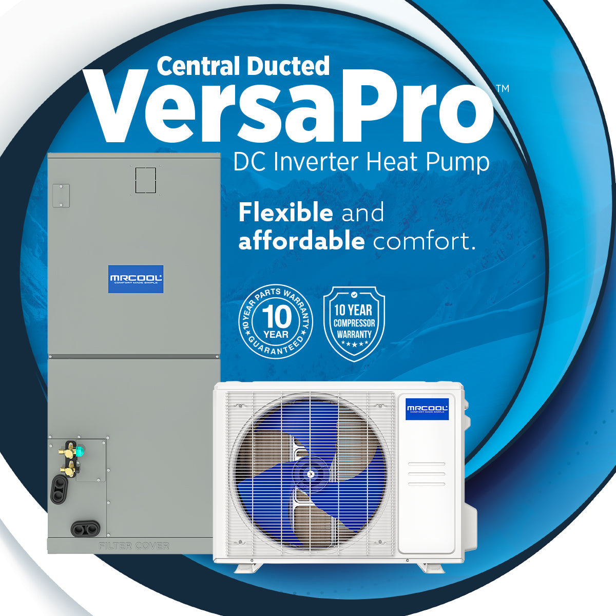 MRCOOL® VersaPro™ Central Ducted Split Heat Pump System