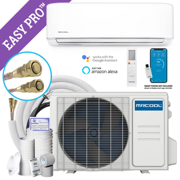 EZPRO-18-HP-23016 MRCOOL DIY Easy Pro® 18k BTU Ductless Mini-Split Heat  Pump System
